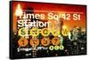 Times Square 42st Station II-Philippe Hugonnard-Framed Stretched Canvas