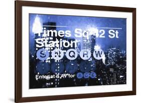 Times Square 42st Station III-Philippe Hugonnard-Framed Giclee Print