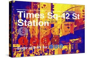 Times Square 42st Station-Philippe Hugonnard-Stretched Canvas