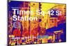 Times Square 42st Station-Philippe Hugonnard-Mounted Giclee Print