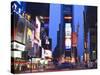 Times Square at Dusk, Manhattan, New York City, New York, United States of America, North America-Amanda Hall-Stretched Canvas