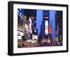 Times Square at Dusk, Manhattan, New York City, New York, United States of America, North America-Amanda Hall-Framed Photographic Print