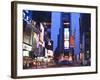 Times Square at Dusk, Manhattan, New York City, New York, United States of America, North America-Amanda Hall-Framed Photographic Print