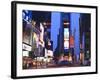 Times Square at Dusk, Manhattan, New York City, New York, United States of America, North America-Amanda Hall-Framed Photographic Print