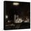 Times Square at Night, Circa the 1920's-null-Framed Stretched Canvas