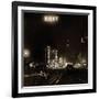 Times Square at Night, Circa the 1920's-null-Framed Photographic Print