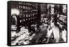Times Square at Night, New York , c.1930-null-Framed Stretched Canvas