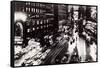 Times Square at Night, New York , c.1930-null-Framed Stretched Canvas