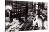 Times Square at Night, New York , c.1930-null-Stretched Canvas