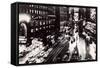 Times Square at Night, New York , c.1930-null-Framed Stretched Canvas