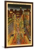 Times Square at Night, New York City-null-Framed Art Print