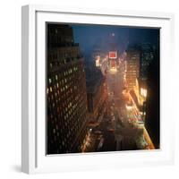 Times Square at Night-null-Framed Photographic Print