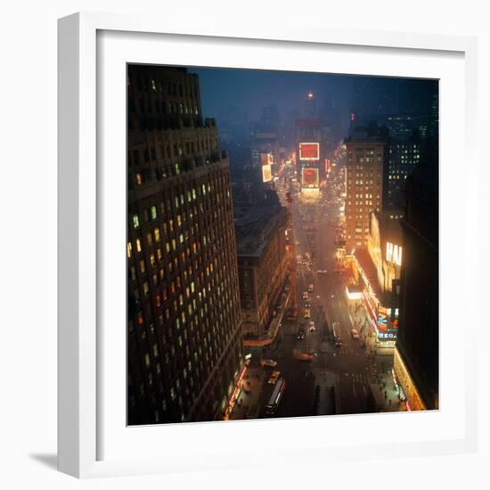 Times Square at Night-null-Framed Photographic Print