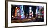 Times Square by night-Ludo H^-Framed Art Print