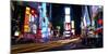 Times Square by night-Ludo H^-Mounted Art Print