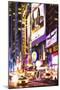 Times Square by Night-Philippe Hugonnard-Mounted Giclee Print