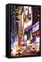 Times Square by Night-Philippe Hugonnard-Framed Stretched Canvas