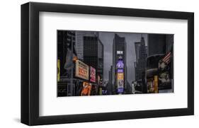 Times Square Downtown-null-Framed Art Print