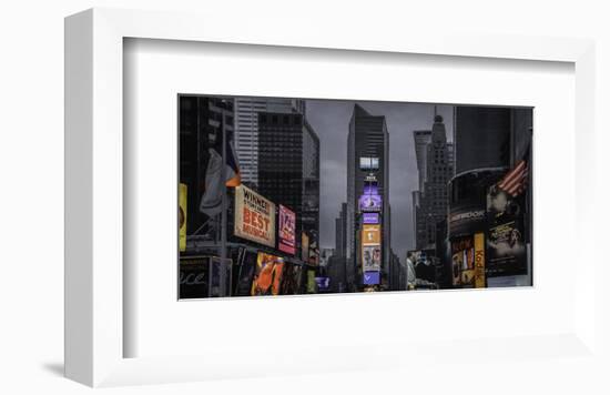 Times Square Downtown-null-Framed Art Print