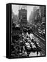 Times Square During a President Franklin D. Roosevelt Speech Transmission, New York, 1941-null-Framed Stretched Canvas