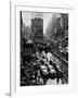 Times Square During a President Franklin D. Roosevelt Speech Transmission, New York, 1941-null-Framed Photographic Print