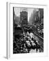 Times Square During a President Franklin D. Roosevelt Speech Transmission, New York, 1941-null-Framed Photographic Print