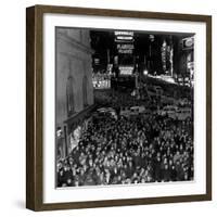 Times Square During the New Year's Eve Celebration-null-Framed Photographic Print