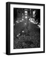 Times Square During the New Year's Eve Celebration-null-Framed Photographic Print