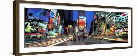 Times Square Facing North, NYC-Richard Berenholtz-Framed Art Print