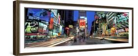 Times Square Facing North, NYC-Richard Berenholtz-Framed Art Print