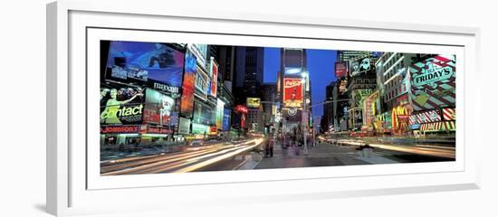 Times Square Facing North, NYC-Richard Berenholtz-Framed Art Print