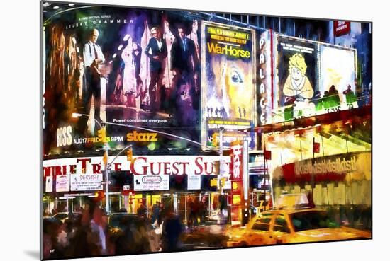 Times Square Guest-Philippe Hugonnard-Mounted Giclee Print