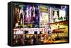 Times Square Guest-Philippe Hugonnard-Framed Stretched Canvas