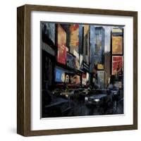 Times Square I-Marti Bofarull-Framed Giclee Print