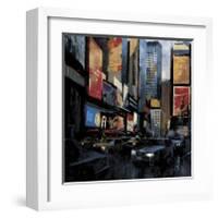 Times Square I-Marti Bofarull-Framed Giclee Print