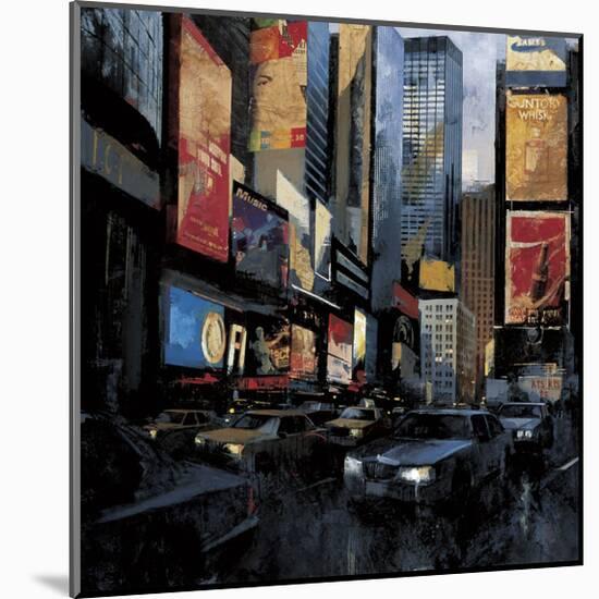 Times Square I-Marti Bofarull-Mounted Giclee Print