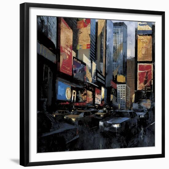 Times Square I-Marti Bofarull-Framed Giclee Print