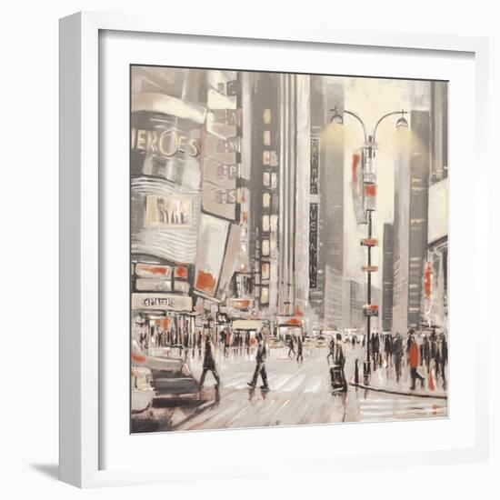 Times Square I-Phil Wilson-Framed Giclee Print