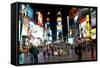 Times Square I-Erin Berzel-Framed Stretched Canvas