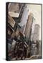 Times Square I-Matthew Daniels-Framed Stretched Canvas