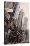 Times Square I-Matthew Daniels-Stretched Canvas