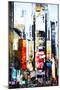 Times Square II - In the Style of Oil Painting-Philippe Hugonnard-Mounted Giclee Print