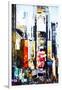 Times Square II - In the Style of Oil Painting-Philippe Hugonnard-Framed Giclee Print