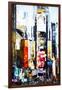 Times Square II - In the Style of Oil Painting-Philippe Hugonnard-Framed Giclee Print