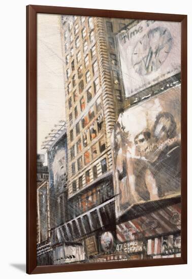 Times Square III-Matthew Daniels-Framed Art Print