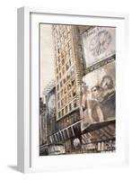 Times Square III-Matthew Daniels-Framed Art Print