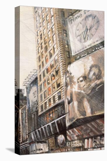 Times Square III-Matthew Daniels-Stretched Canvas