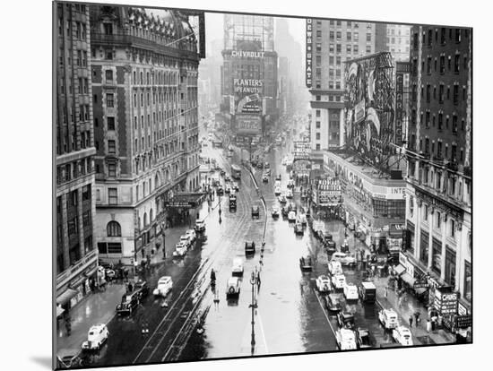 Times Square in New York City-null-Mounted Photographic Print