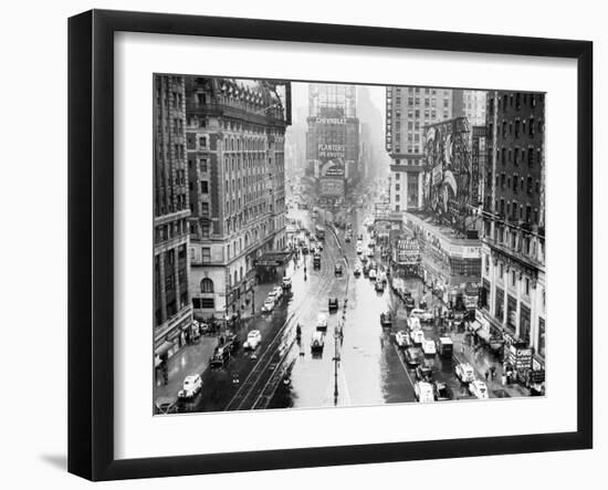 Times Square in New York City-null-Framed Photographic Print