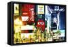 Times Square in the Spotlight-Philippe Hugonnard-Framed Stretched Canvas